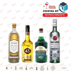 Cocktail Kit Mexican Flag 3 Mezcal Receta Recipe - Cavas Towns